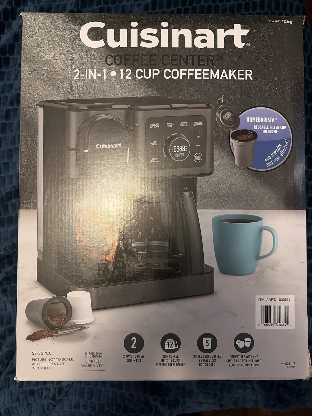 *BRAND NEW* Cuisinart Coffee Center 2-in-1 12-Cup Coffeemaker