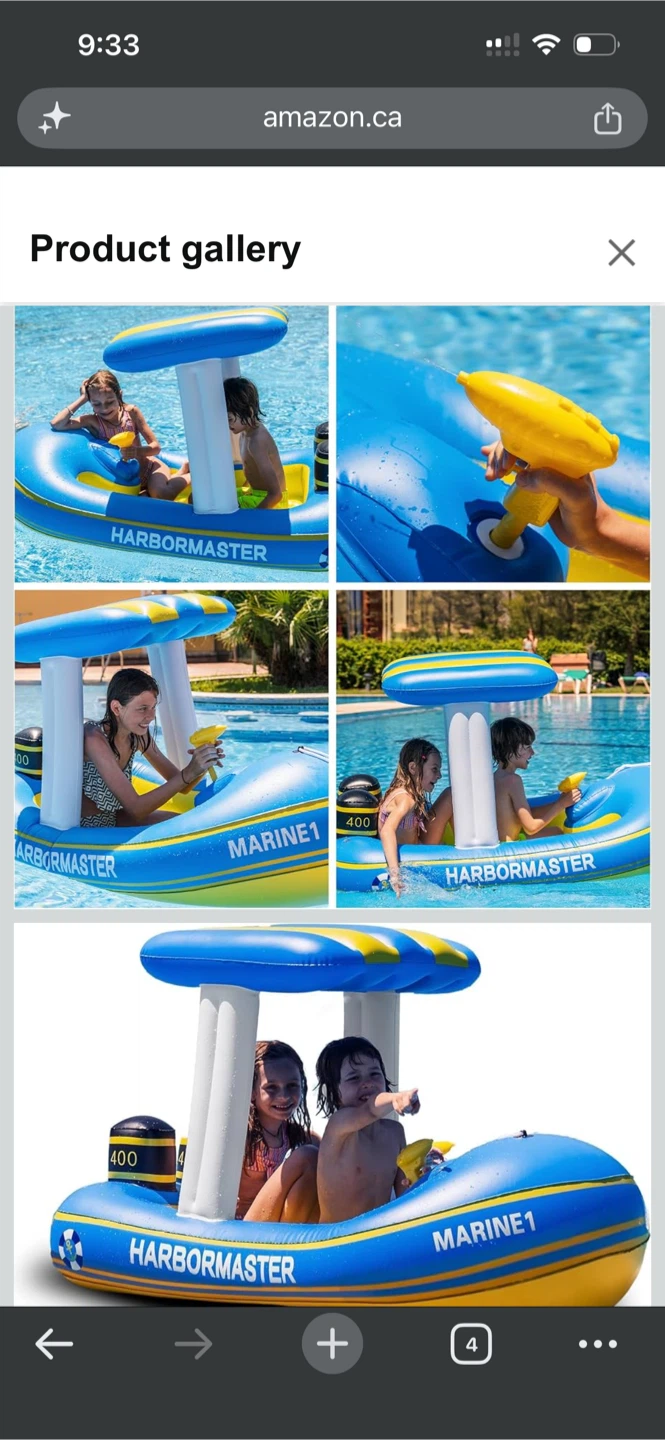 Inflatable Patrol Boat with Water Squirter - photo 2