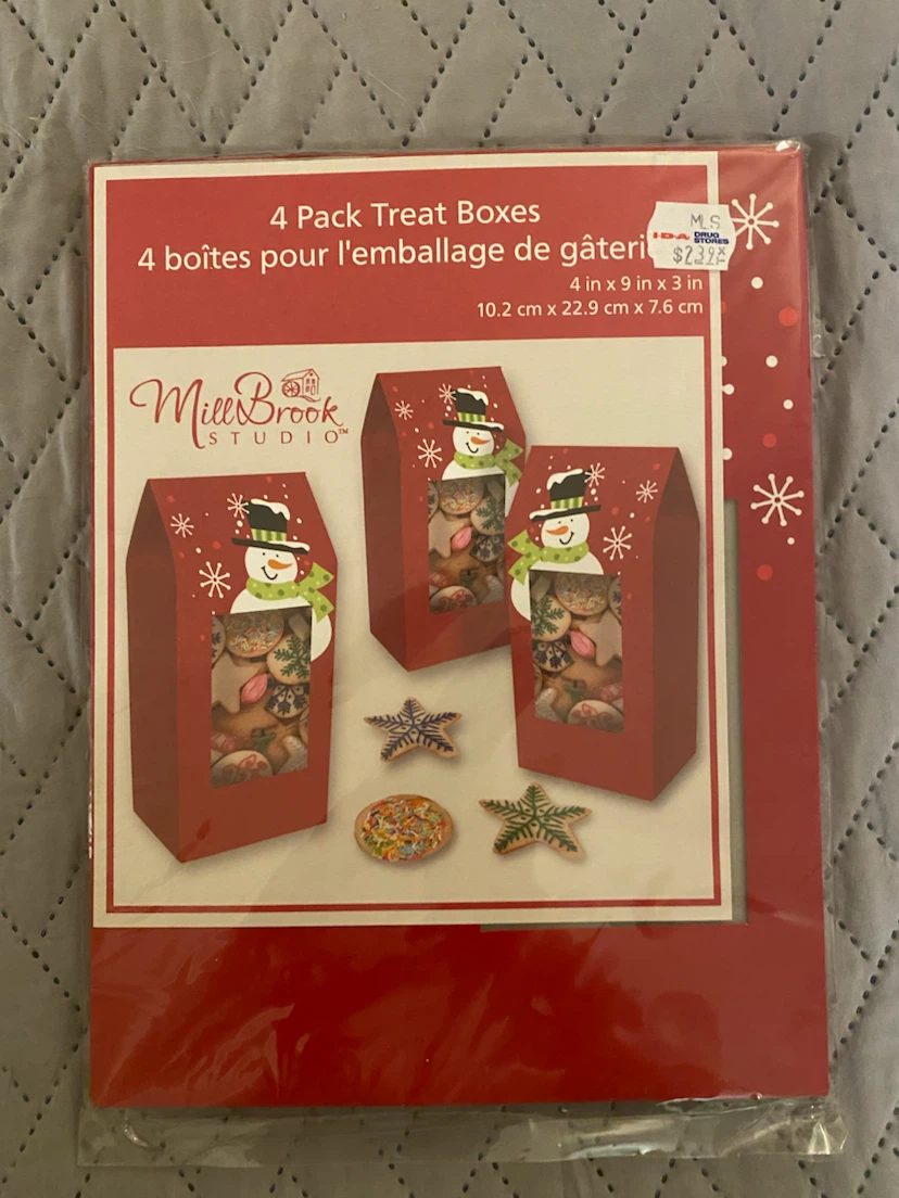 Christmas treat boxes