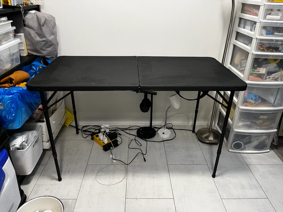 4ft folding table - used condition