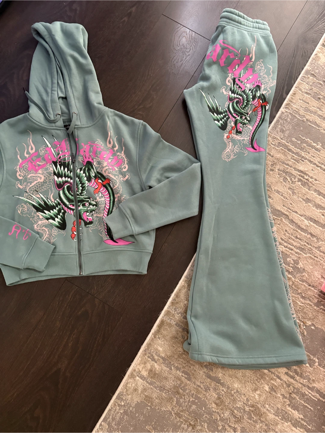 Ed Hardy Dragon Tracksuit Set large
