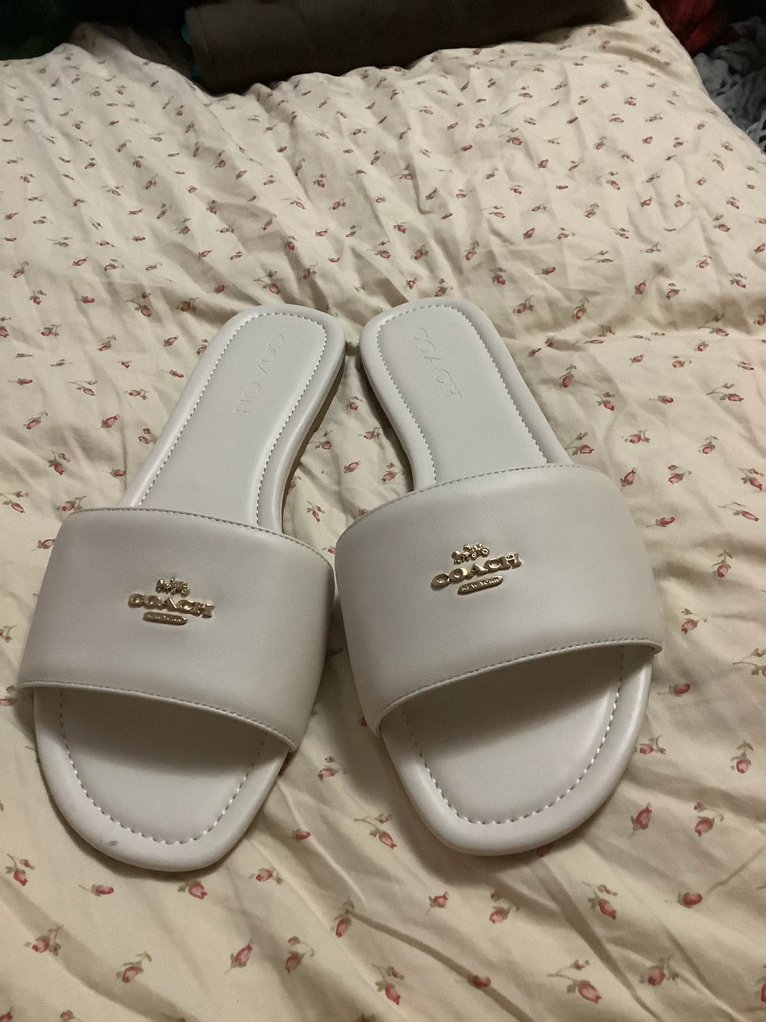 Coach cream white sandals - photo 2