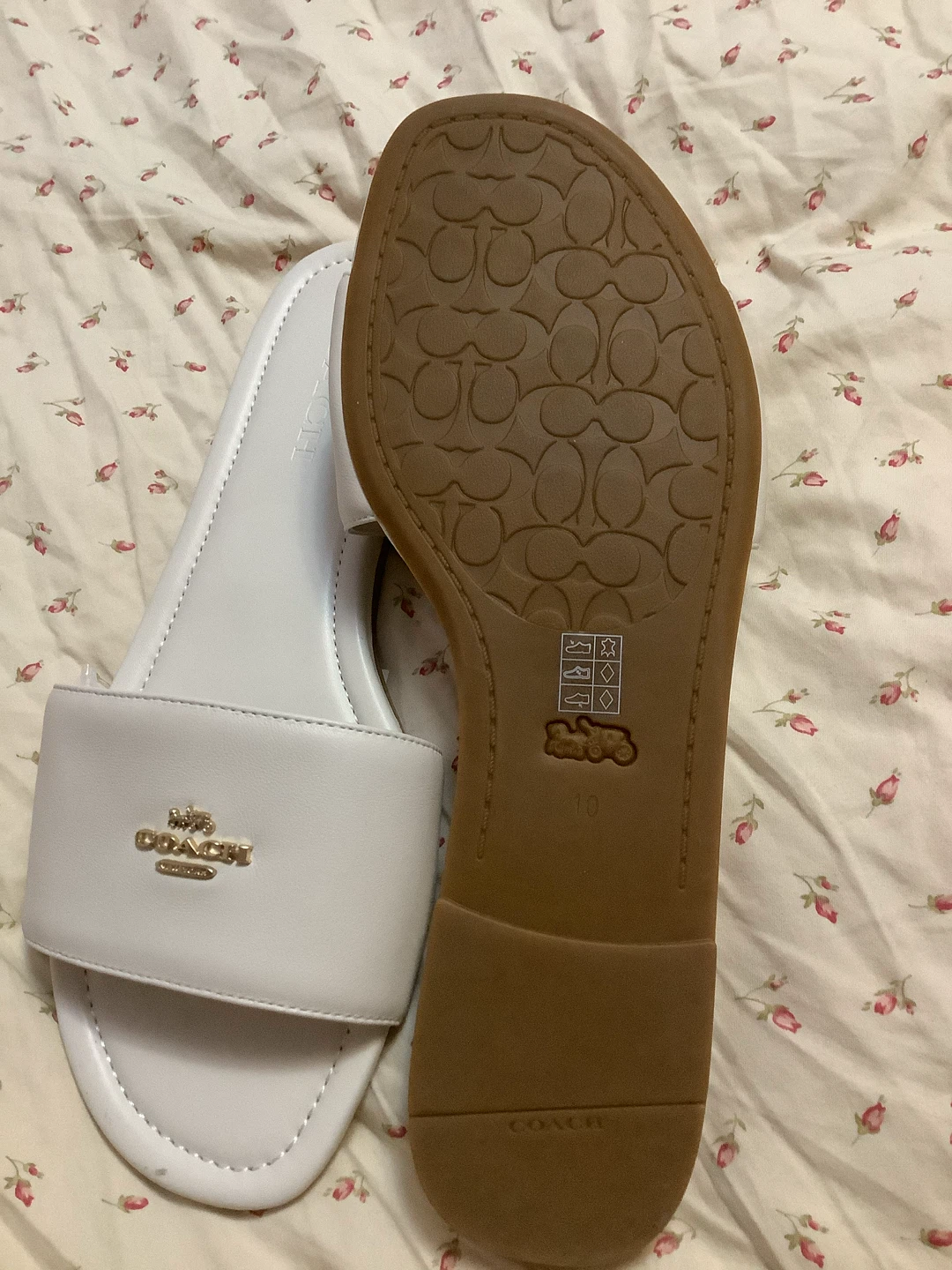 Coach cream white sandals - photo 3