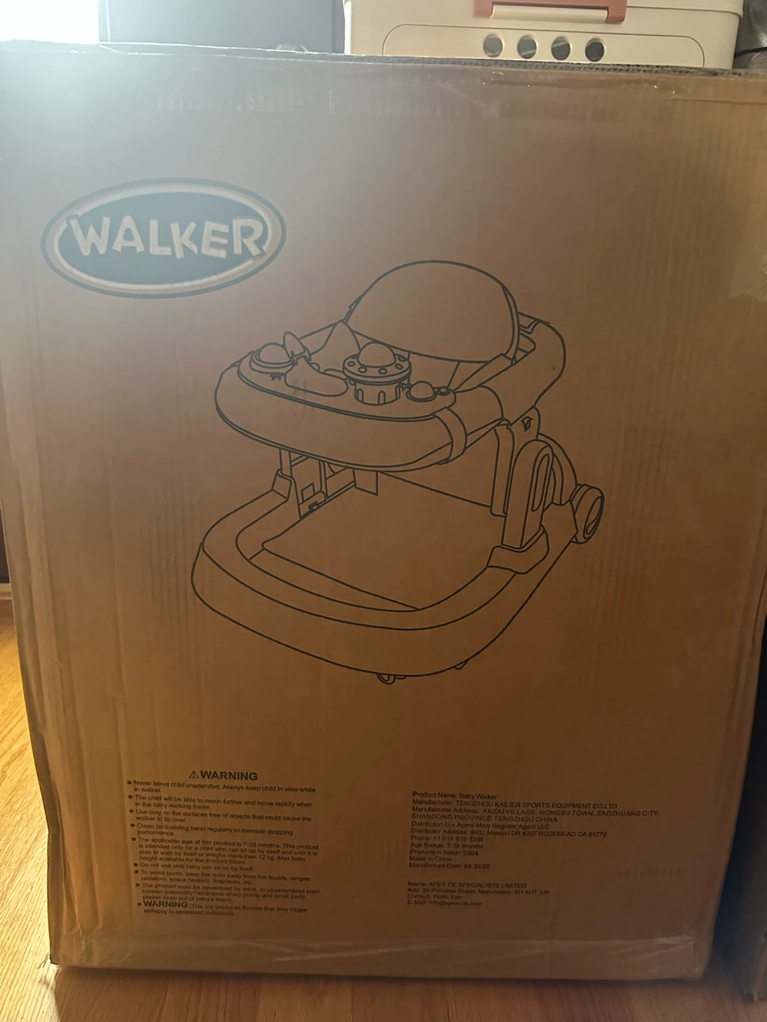 🔥 Brand NEW – 5-in-1 Foldable Baby Walker with Wheels (Black) - photo 2