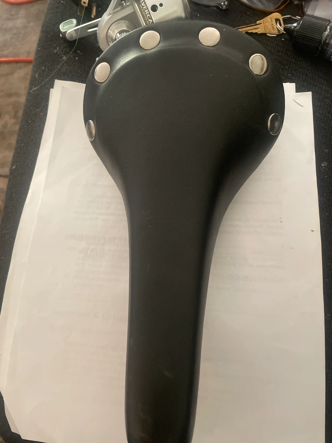 Black Bicycle Saddle