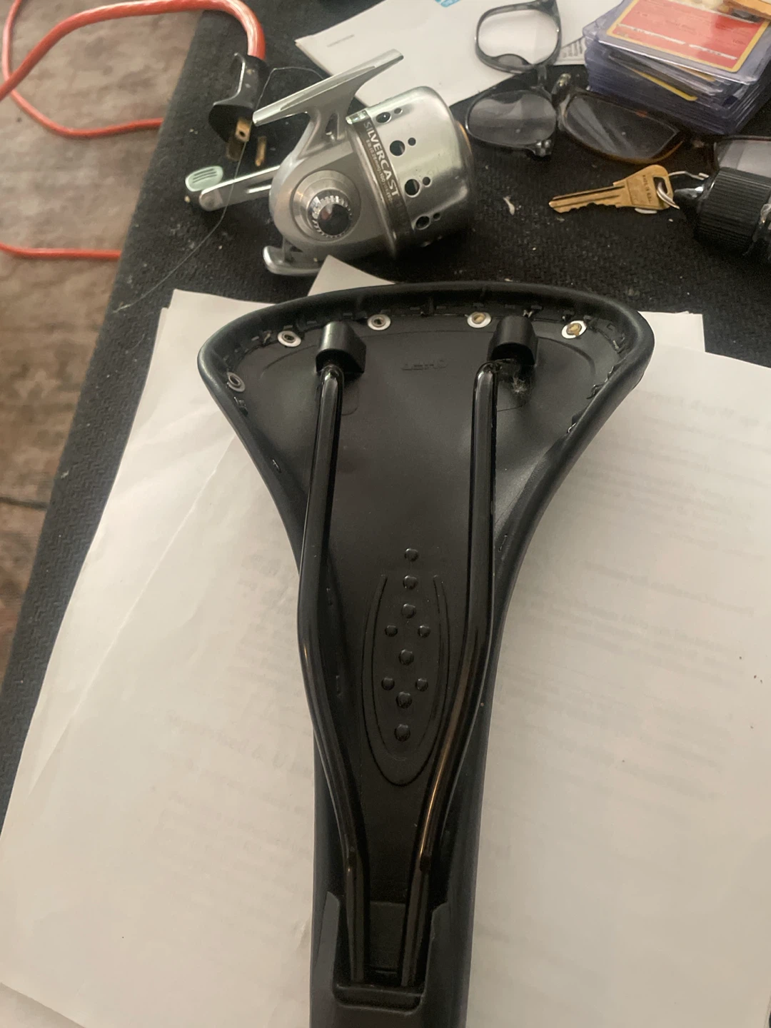 Black Bicycle Saddle - photo 2
