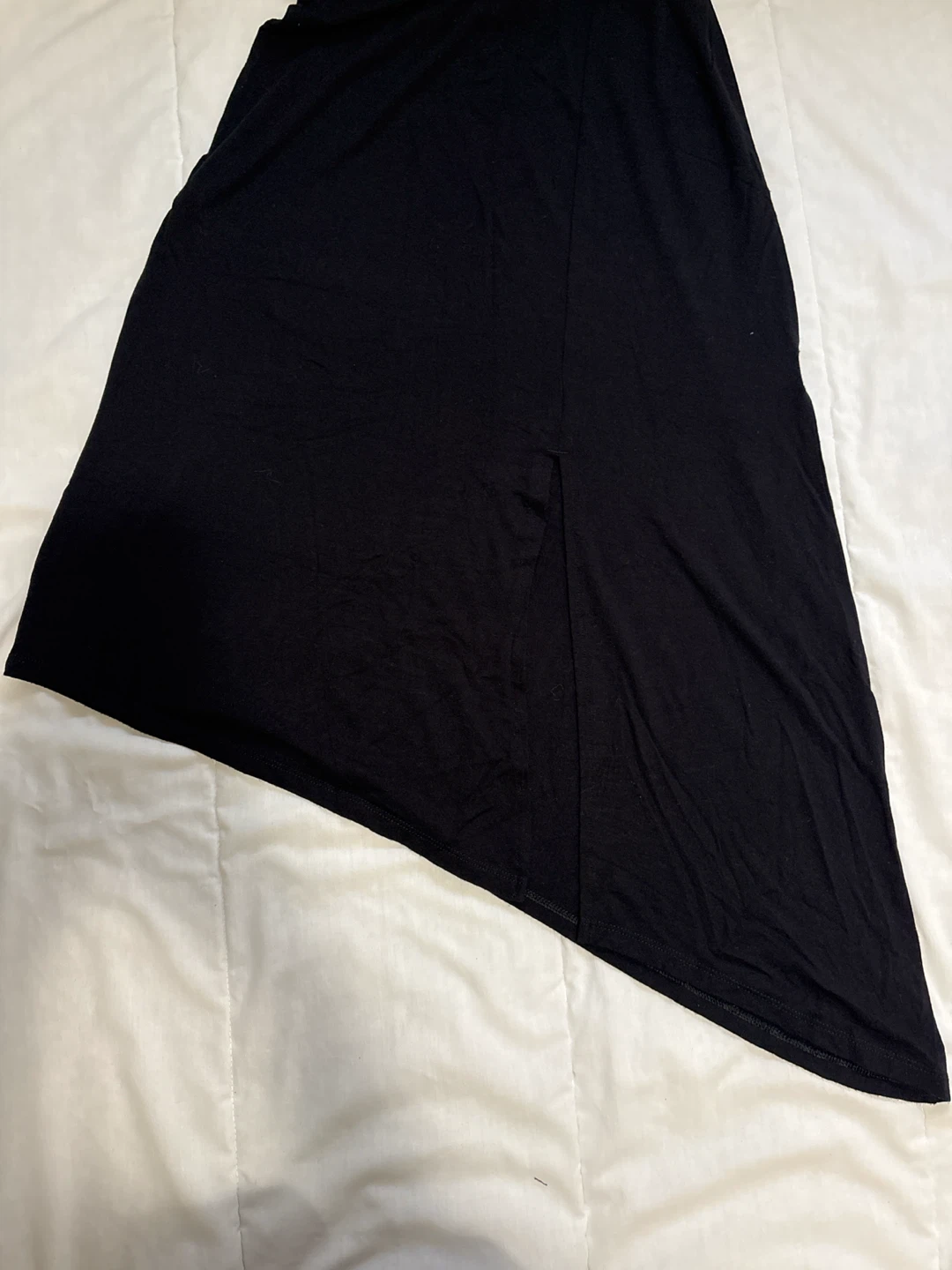 Asymmetrical One-Shoulder Midi Dress - photo 3