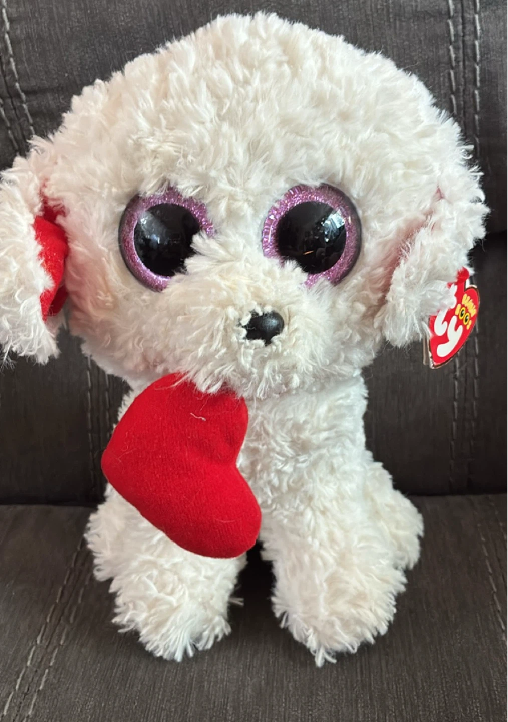 New w tags Ty Beanie Boo's Honey Bun Plush Toy