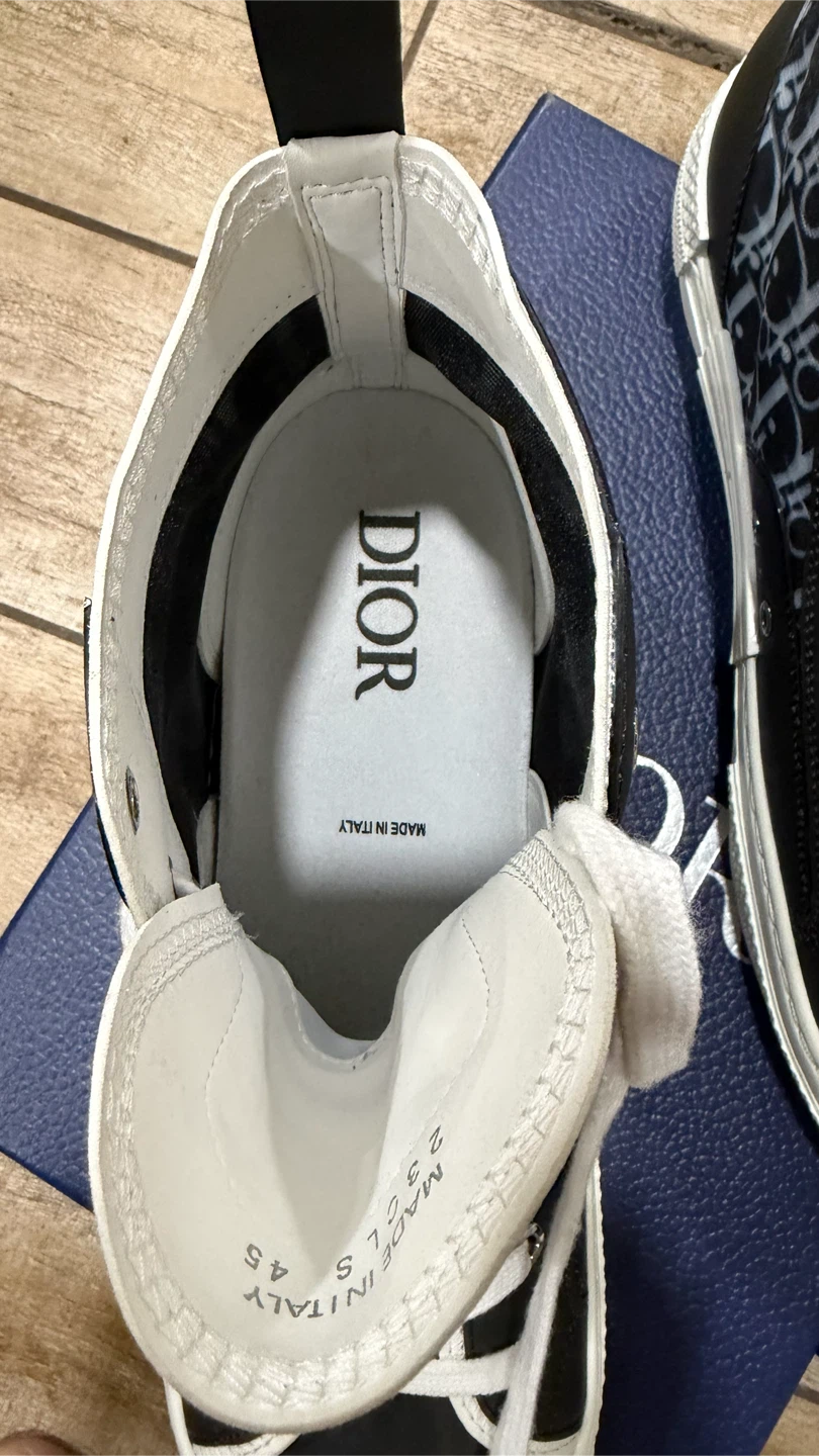 Dior High-Top Sneakers - Black - photo 3