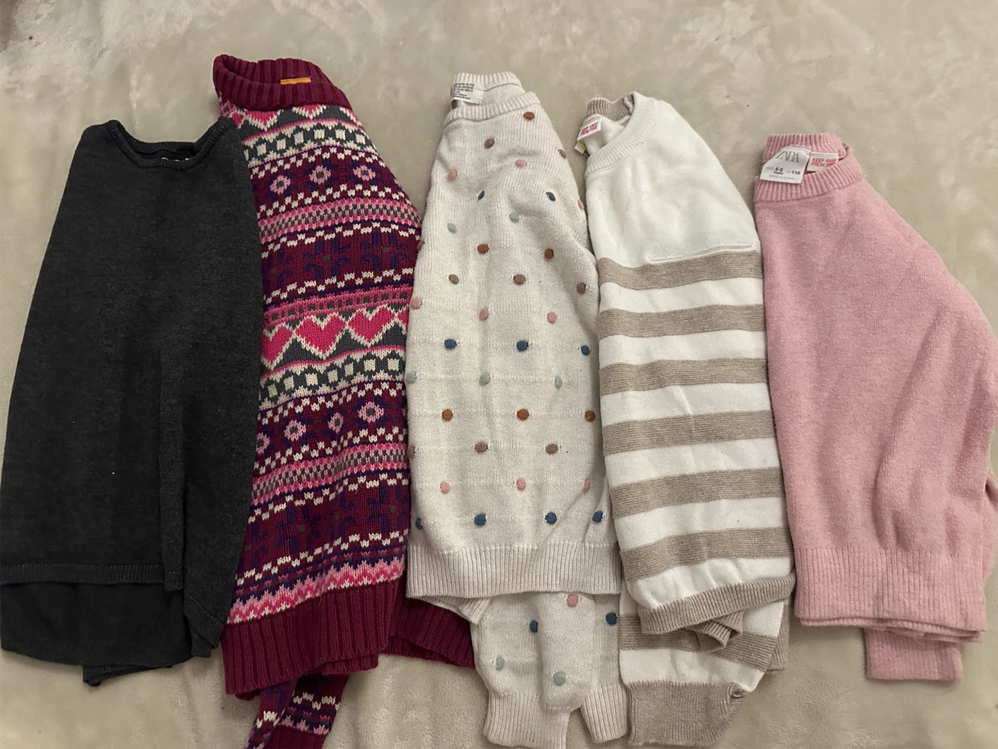 Bundle of 5 Kids Sweaters