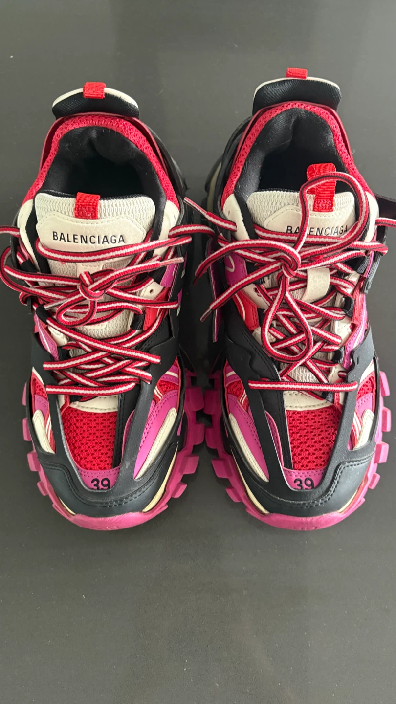 Balenciaga Track Sneakers Pink Black Size 39 (OPEN TO OFFERS)