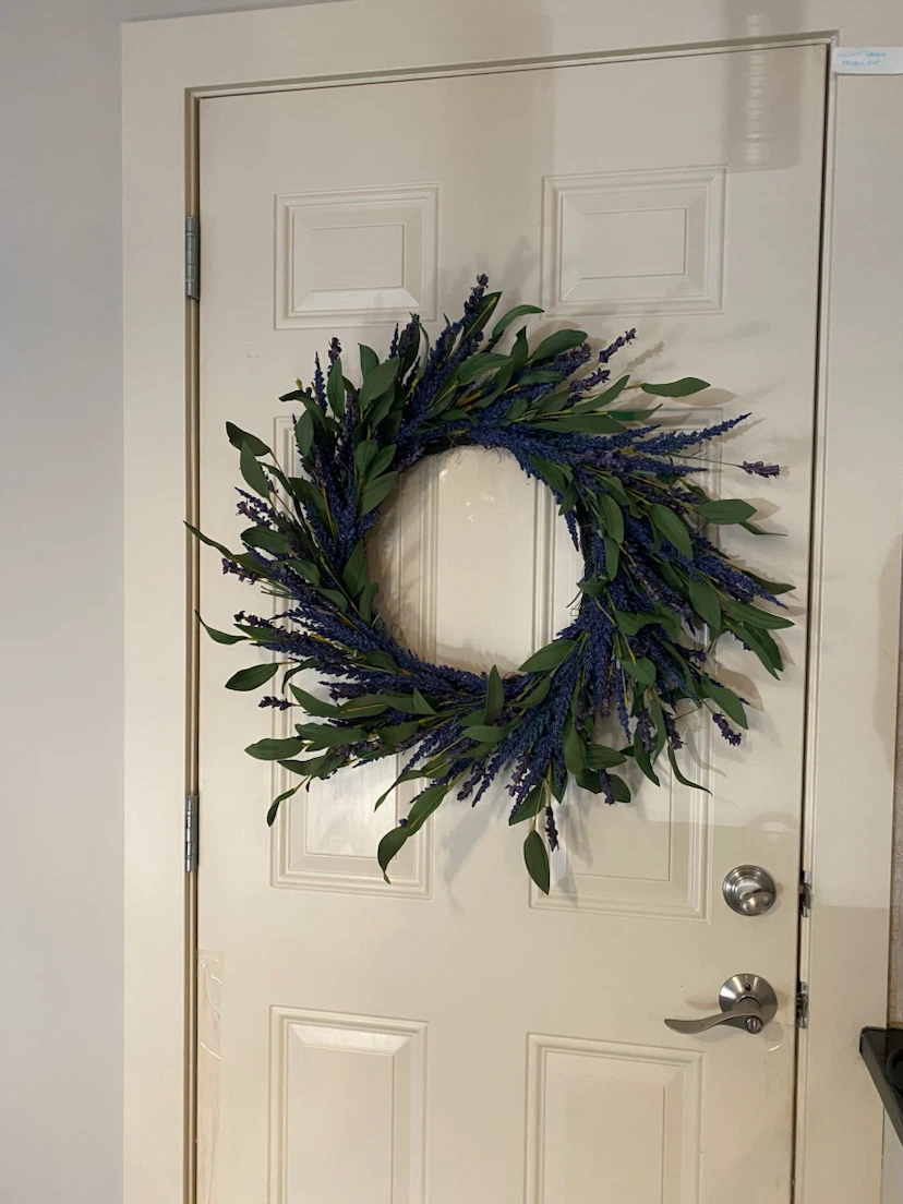 Large Lavender and Greenery Wreath