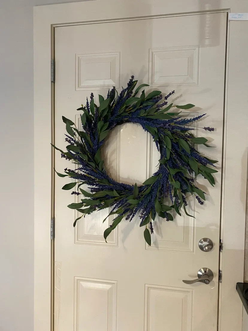 Large Lavender and Greenery Wreath