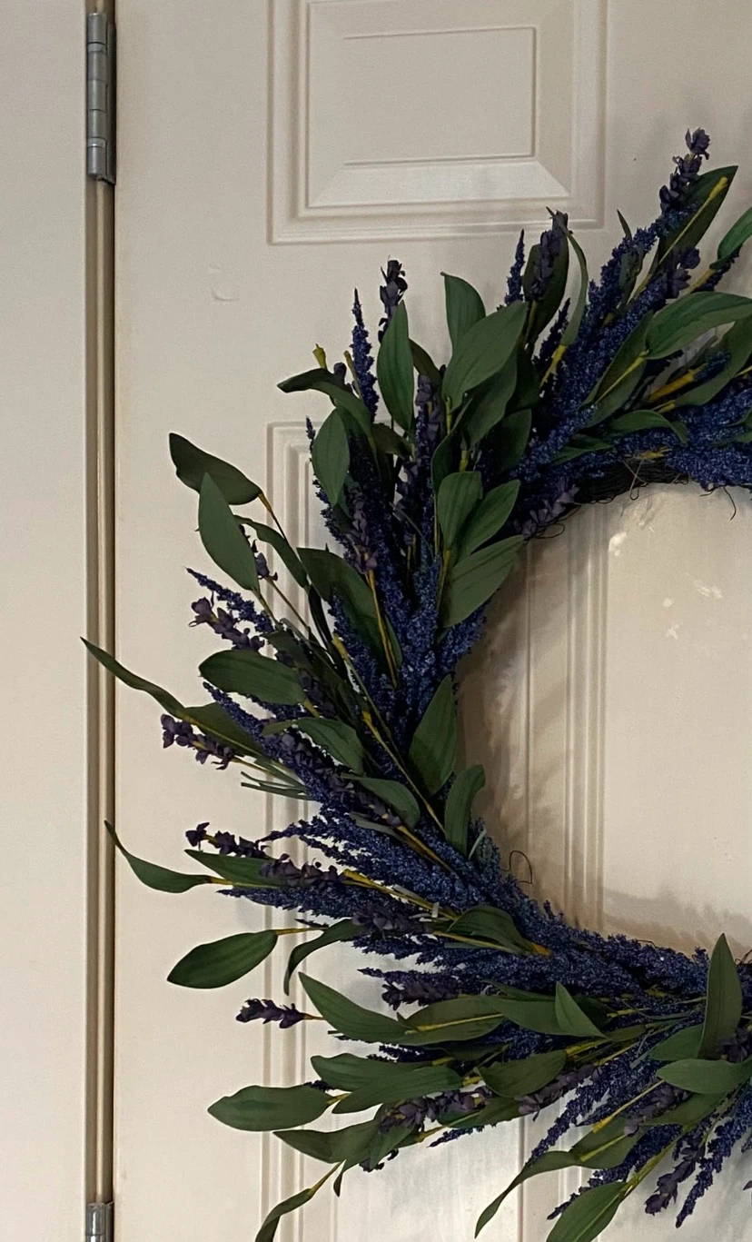 Large Lavender and Greenery Wreath - photo 2