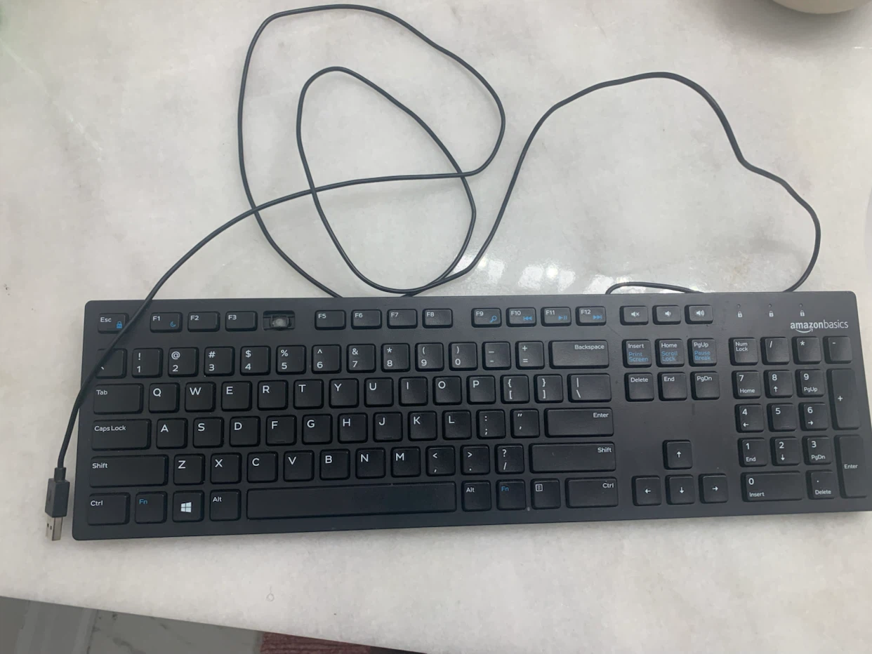 Amazon USB Wired external Keyboard