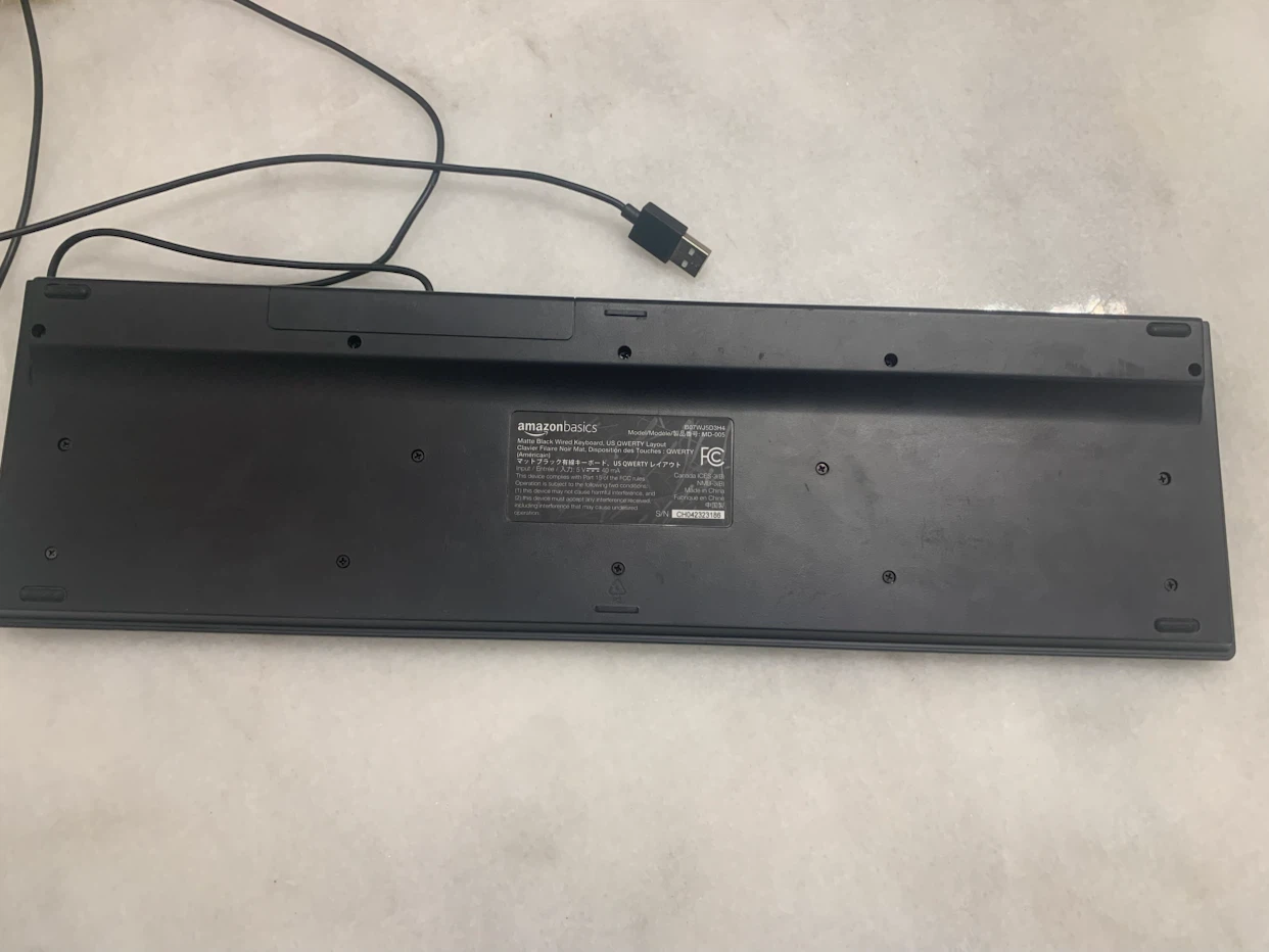 Amazon USB Wired external Keyboard - photo 4