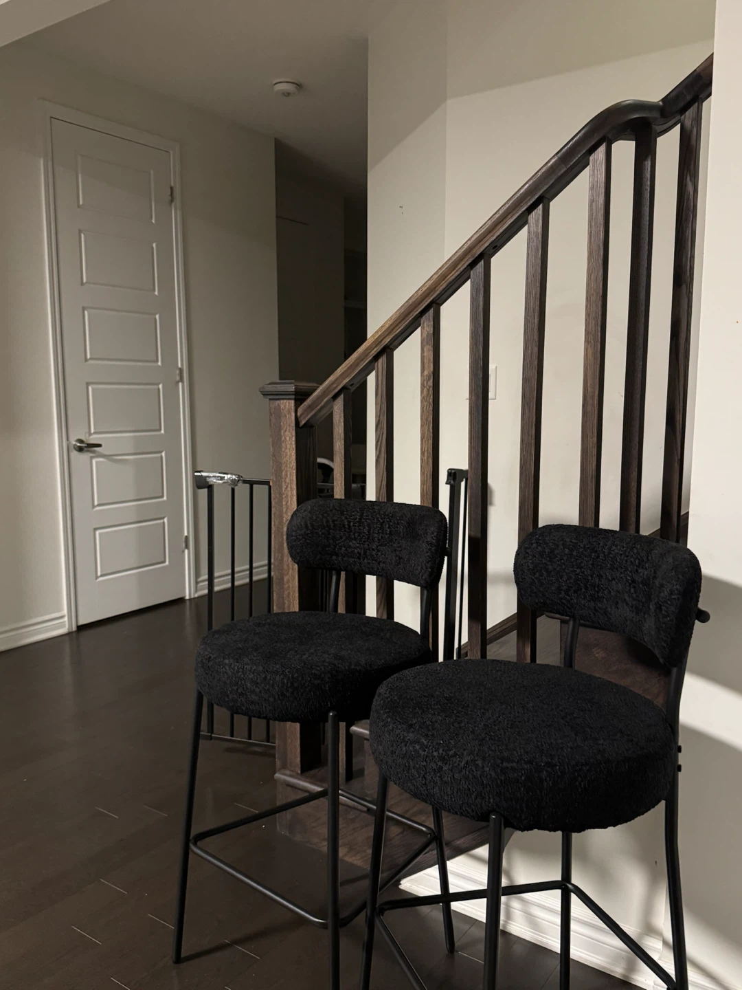 Black Bar Stools - Set of 2 - photo 2
