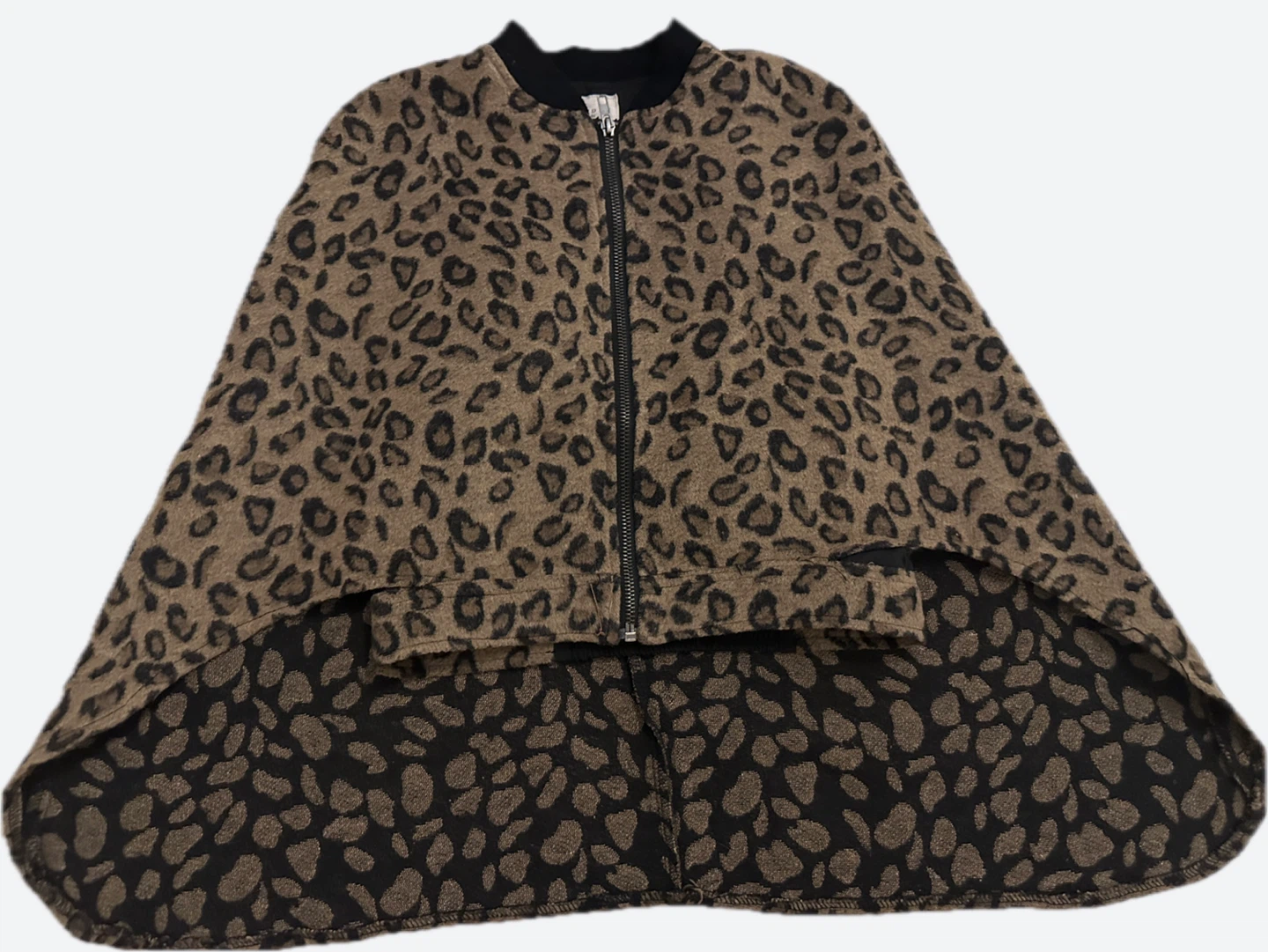 Hayden Girls Leopard Print Cape - Size 8/10