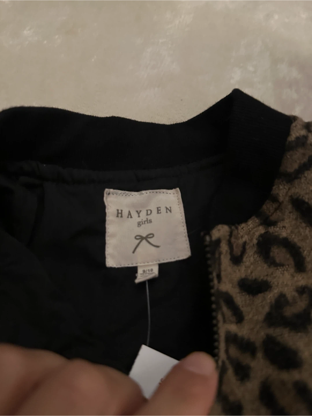 Hayden Girls Leopard Print Cape - Size 8/10 - photo 2