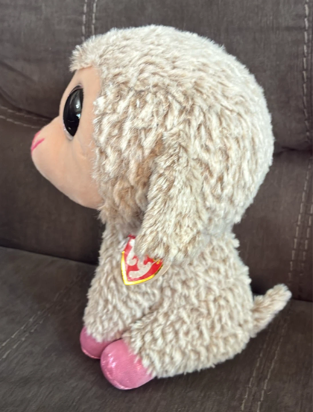 New w tags Ty Beanie Boo's Med 9” Dixie Sheep Plush Toy - photo 2