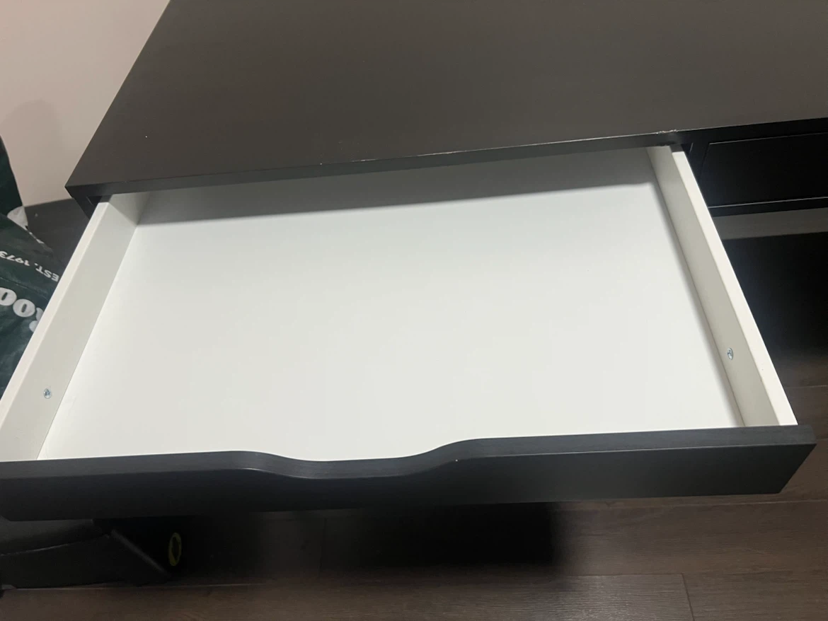 Black Desk with Two Drawers - photo 4