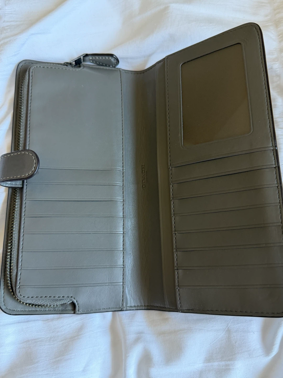 Coach Slim Wallet - Grey - photo 2