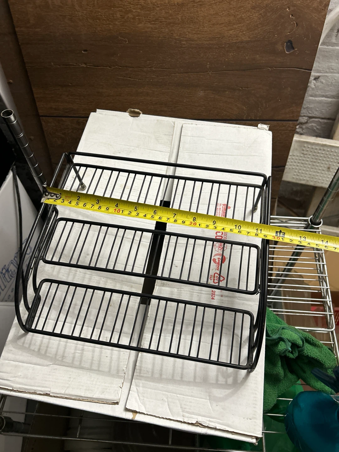 New Black 3-Tier Wire Rack Shelf - photo 2