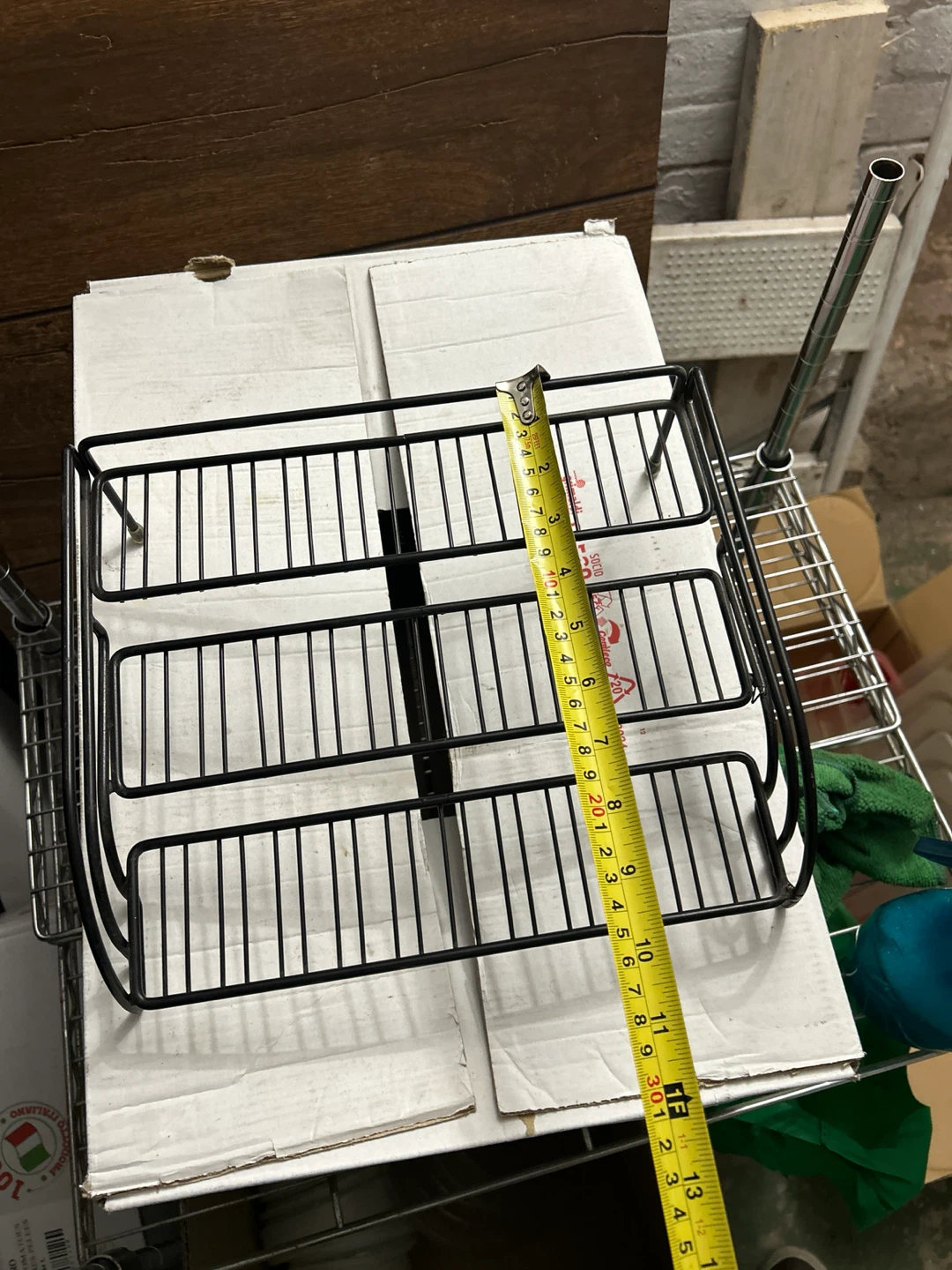 New Black 3-Tier Wire Rack Shelf - photo 4