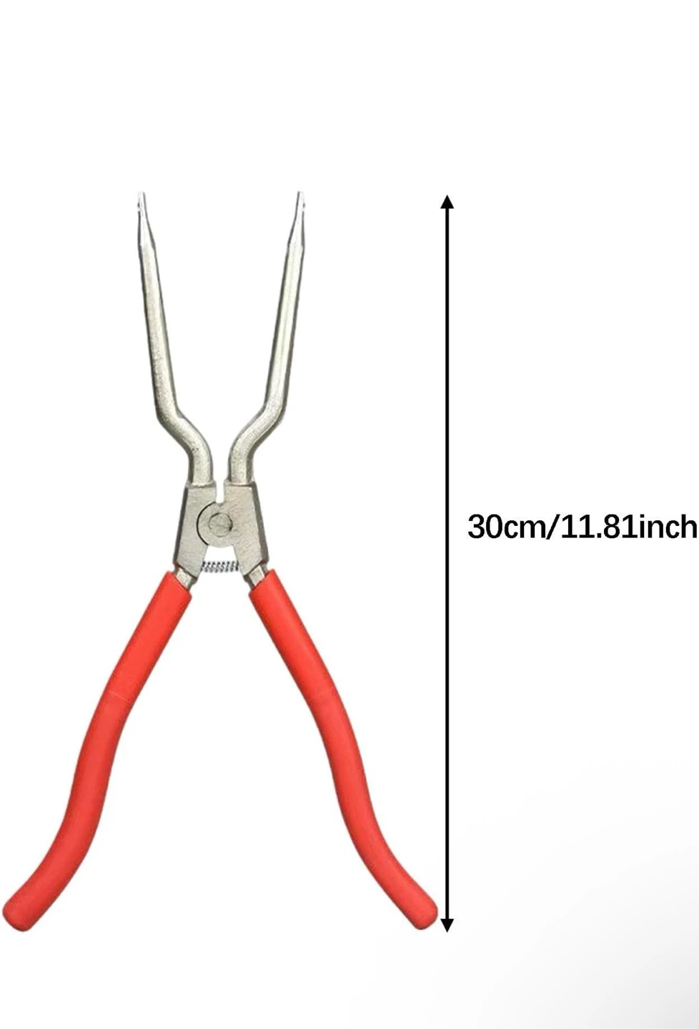 Long Needle Nose Pliers with Red Handles - photo 4