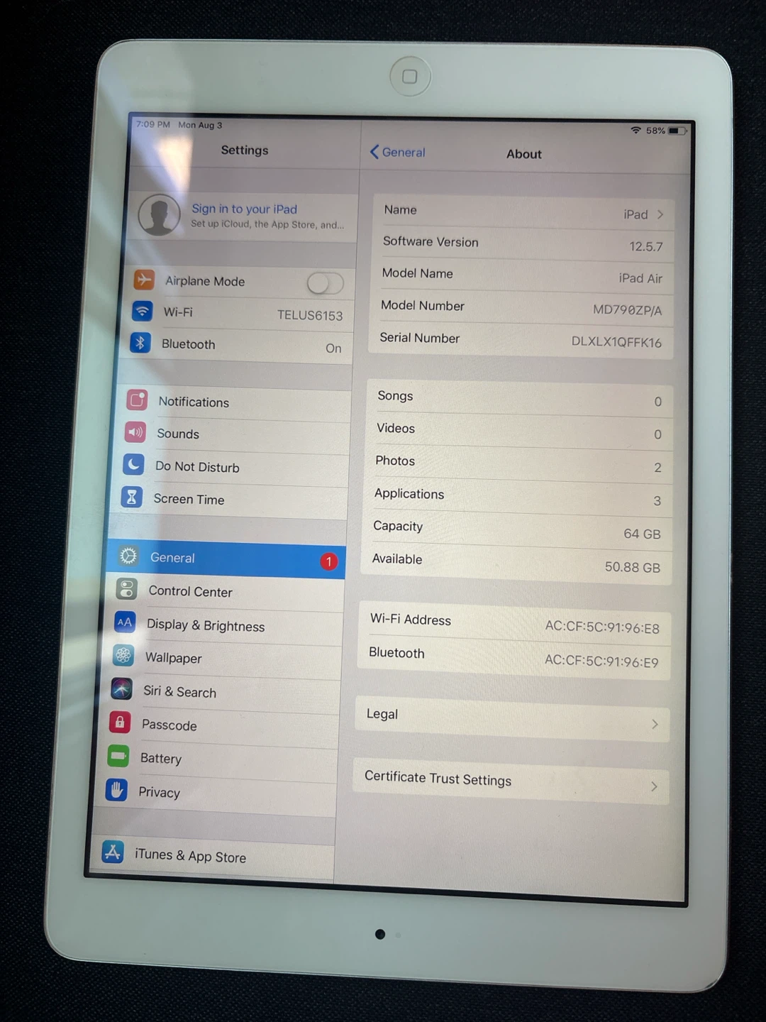 Apple iPad Air 64 GB - photo 2