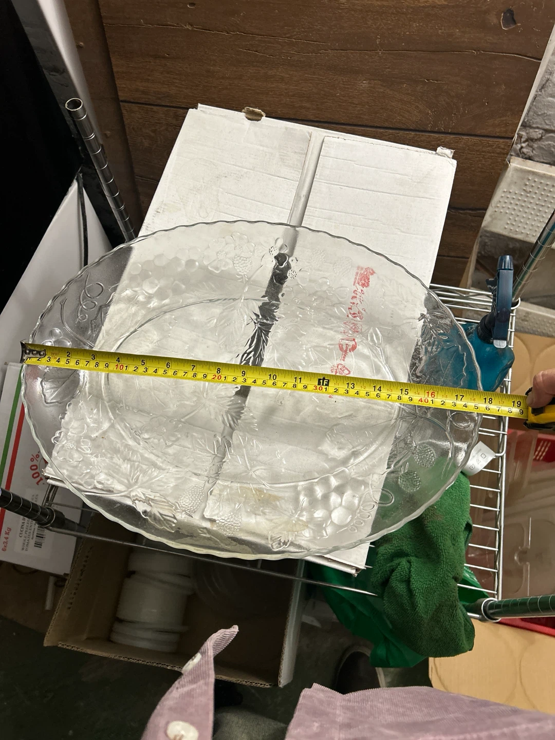 X2 New Glass Oval Platter