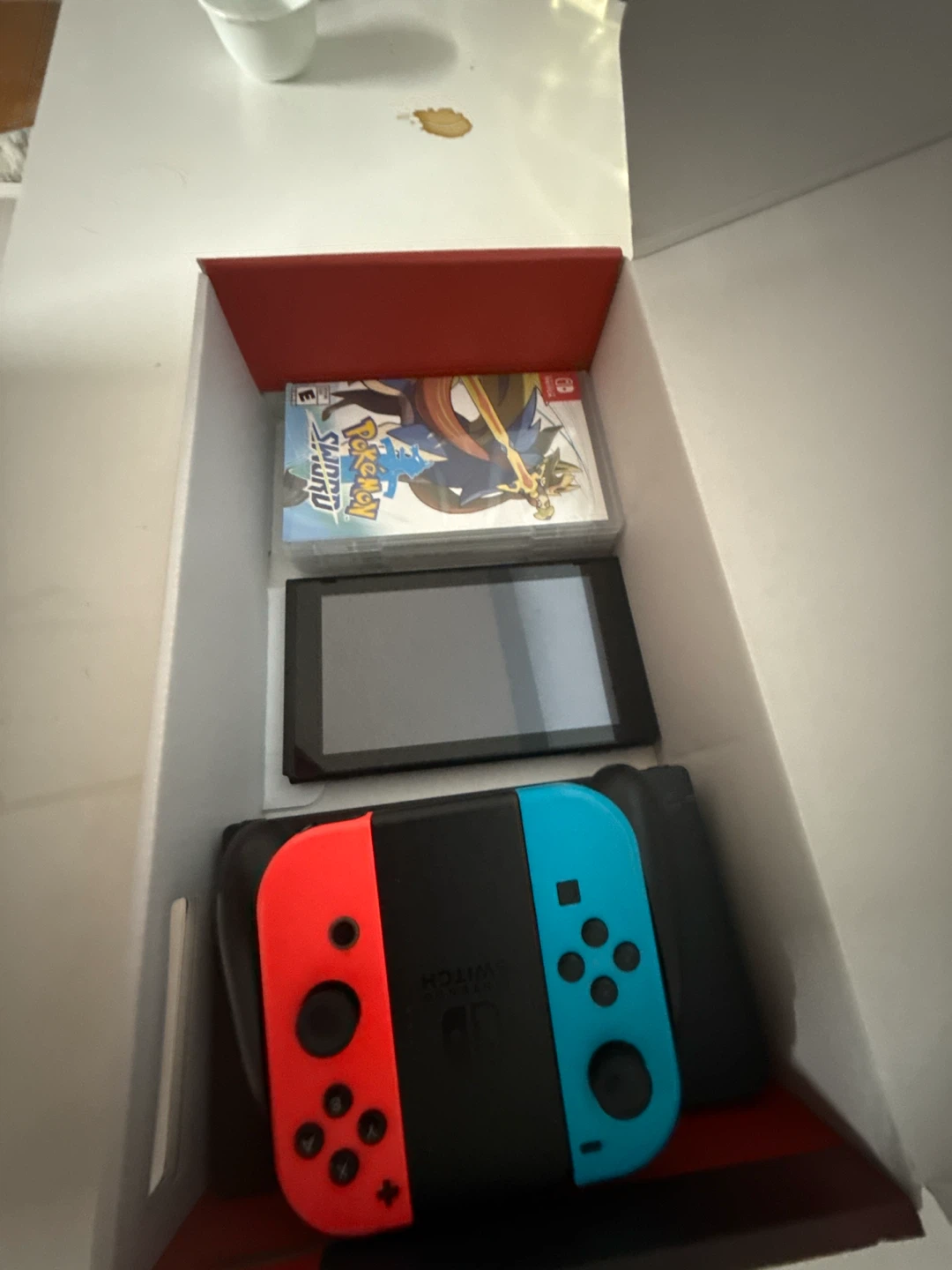 Nintendo Switch Console with 3 games