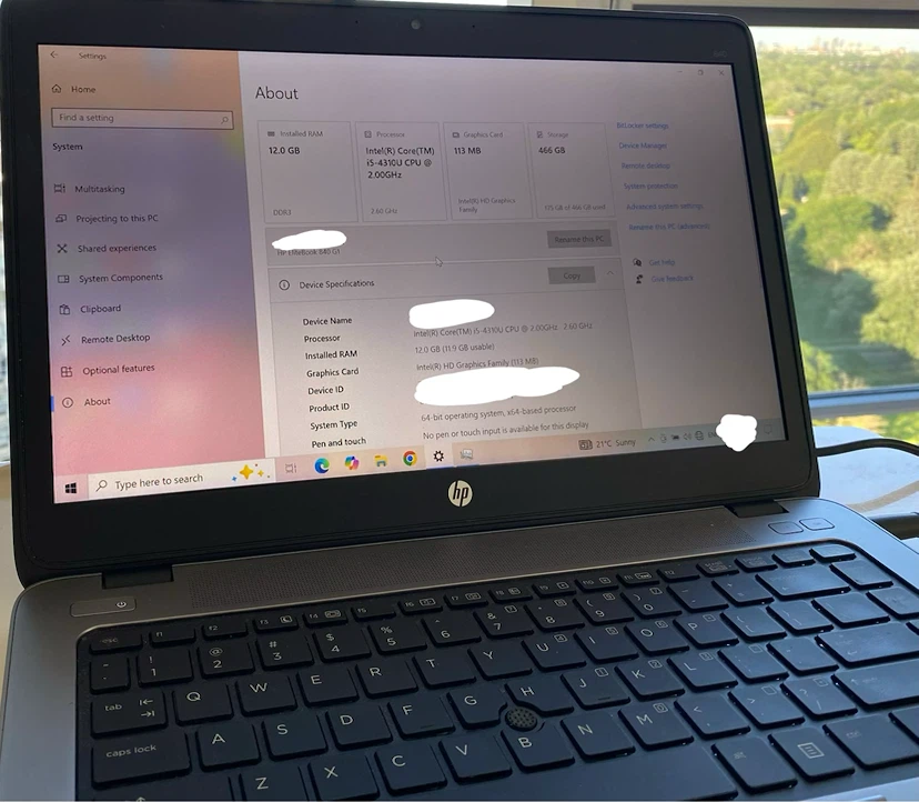 HP EliteBook G1 840 Laptop