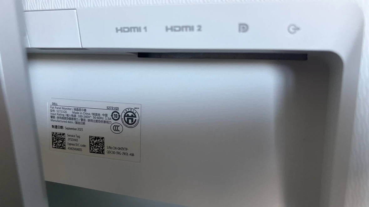 Dell 27" Monitor S2721QS - photo 3