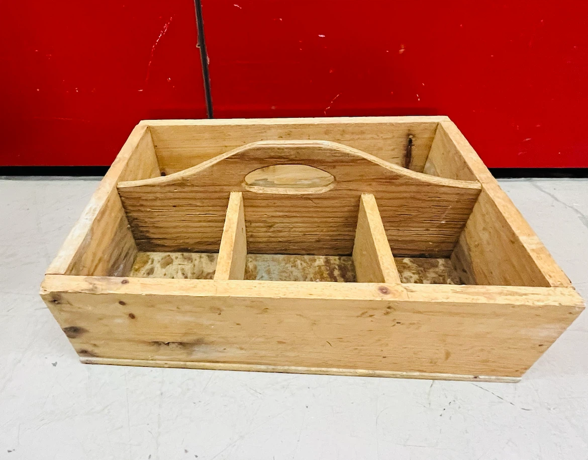 Wooden Caddy with Handle