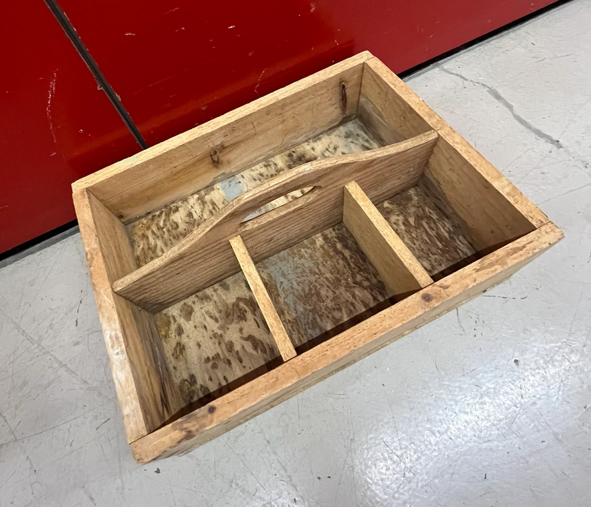 Wooden Caddy with Handle - photo 2