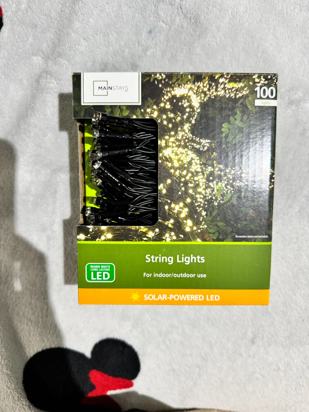 Brand New Mainstays 100 LED Solar String Lights
