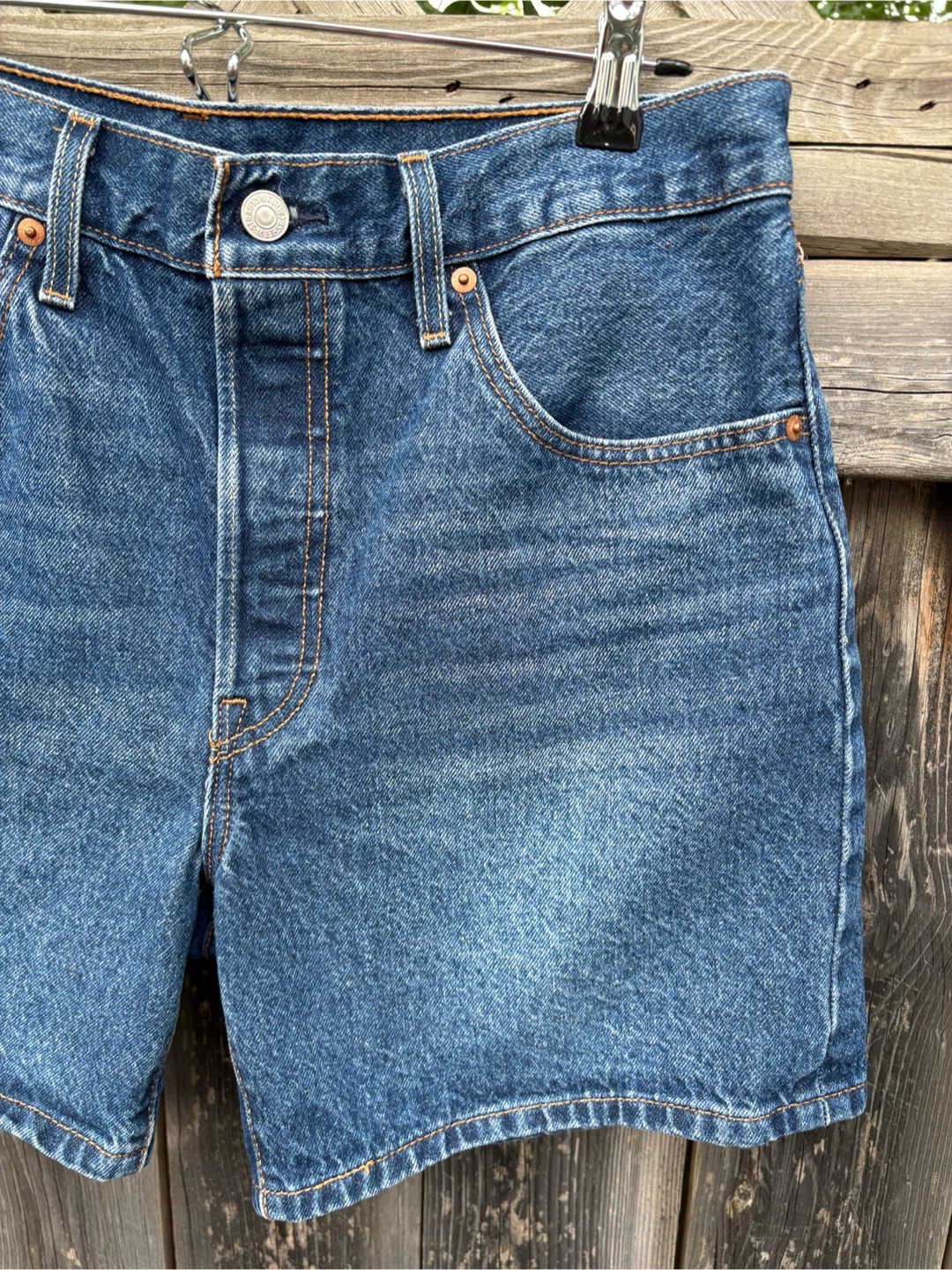 Levi's 501 Denim Shorts Women's Size W31 - photo 2