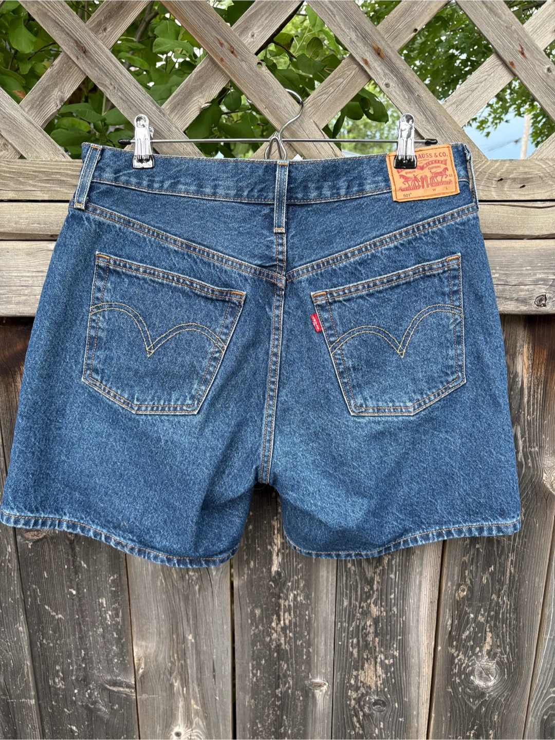 Levi's 501 Denim Shorts Women's Size W31 - photo 3