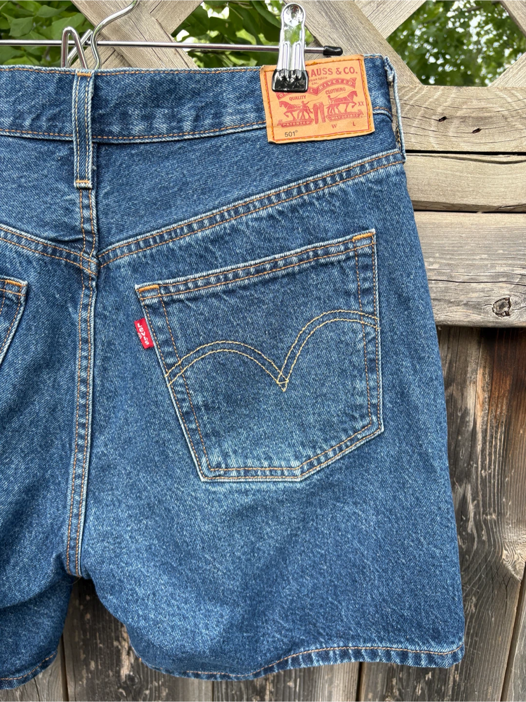 Levi's 501 Denim Shorts Women's Size W31 - photo 4