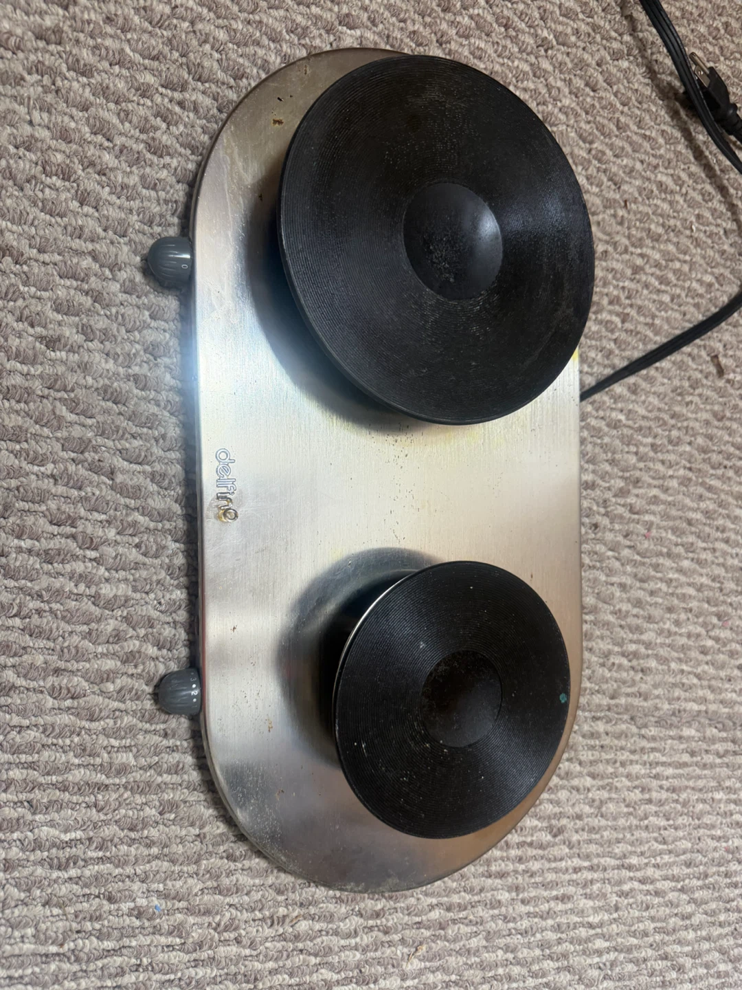 Delfi Double Burner Hot Plate