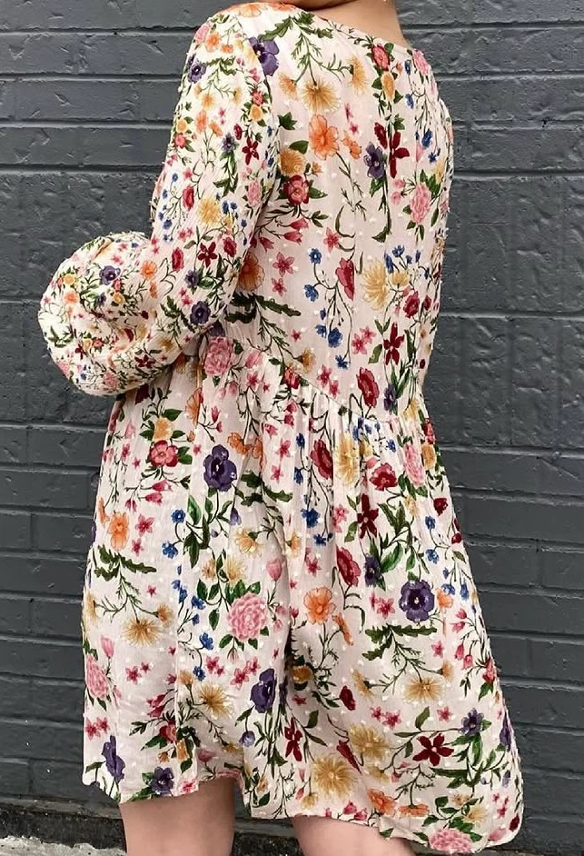 Floral Babydoll Dress Size S - photo 3
