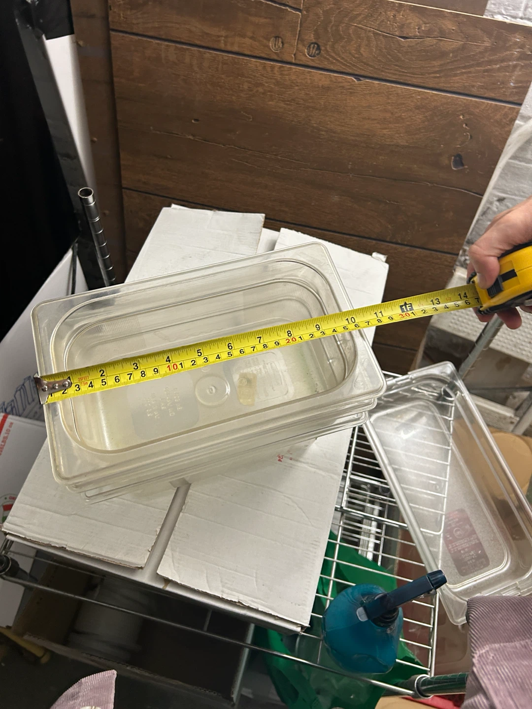 New set of Clear Food Pans