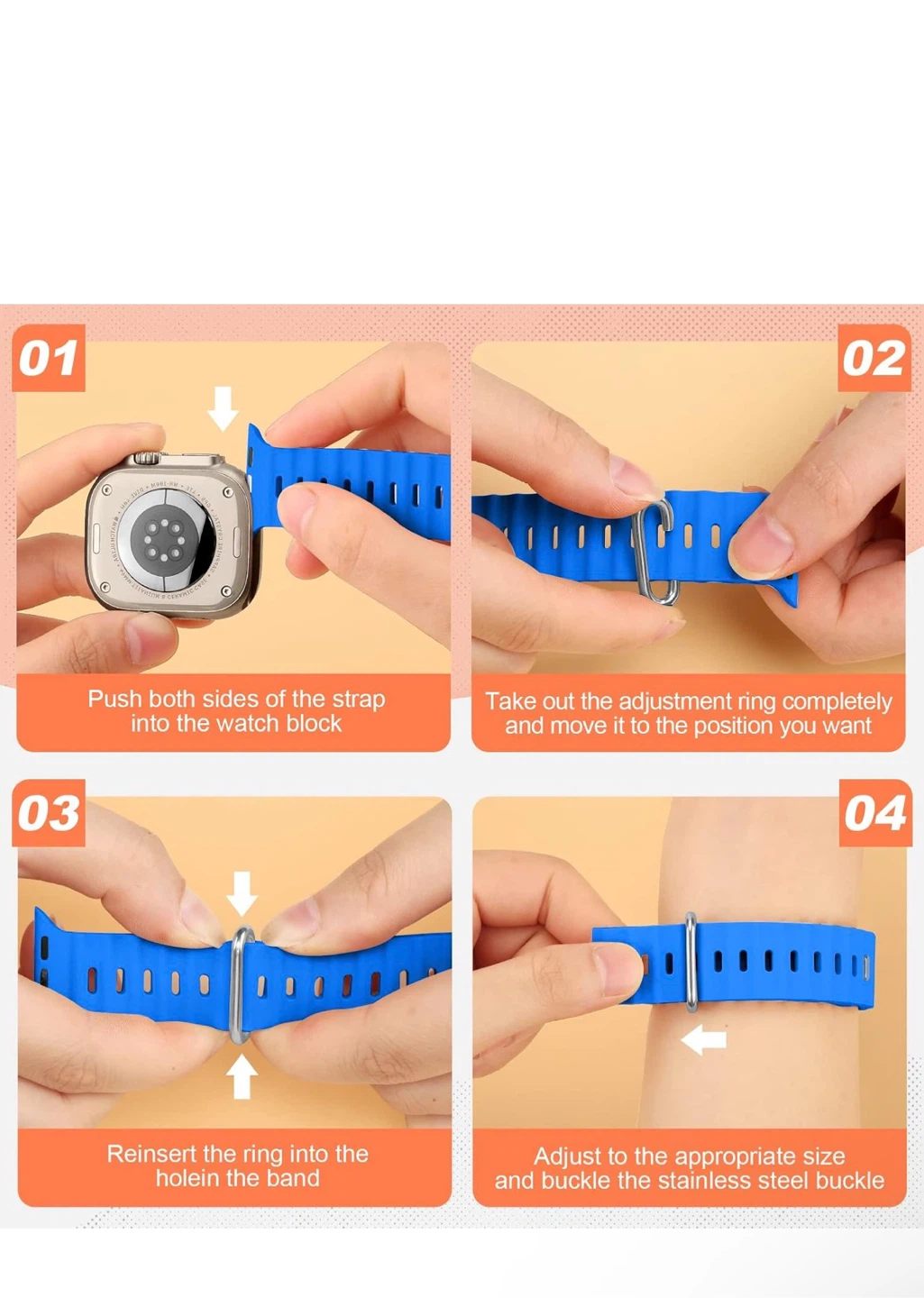 6 Pack Ocean Bands for Apple Watch Band - photo 3