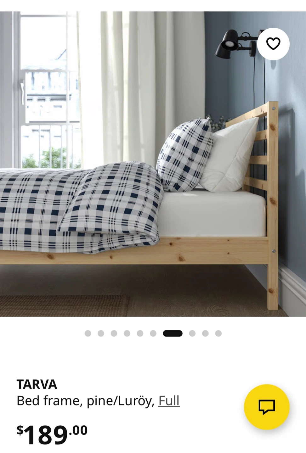 IKEA TARVA double Bed Frame - photo 4
