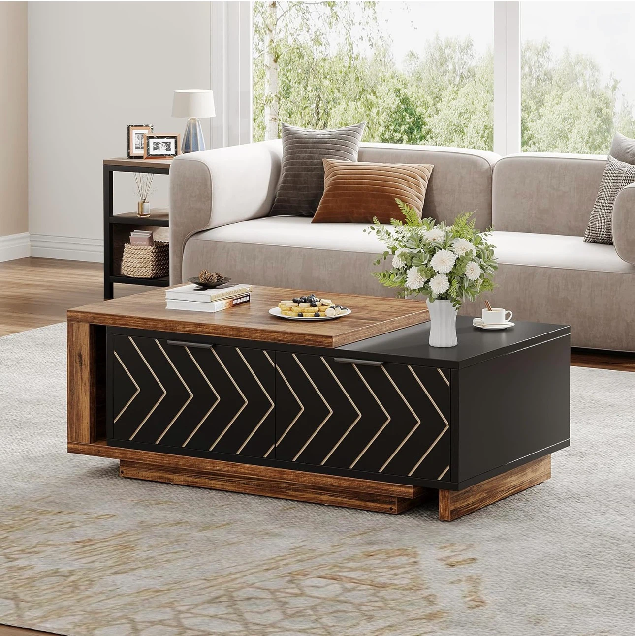 Modern Coffee Table with Storage