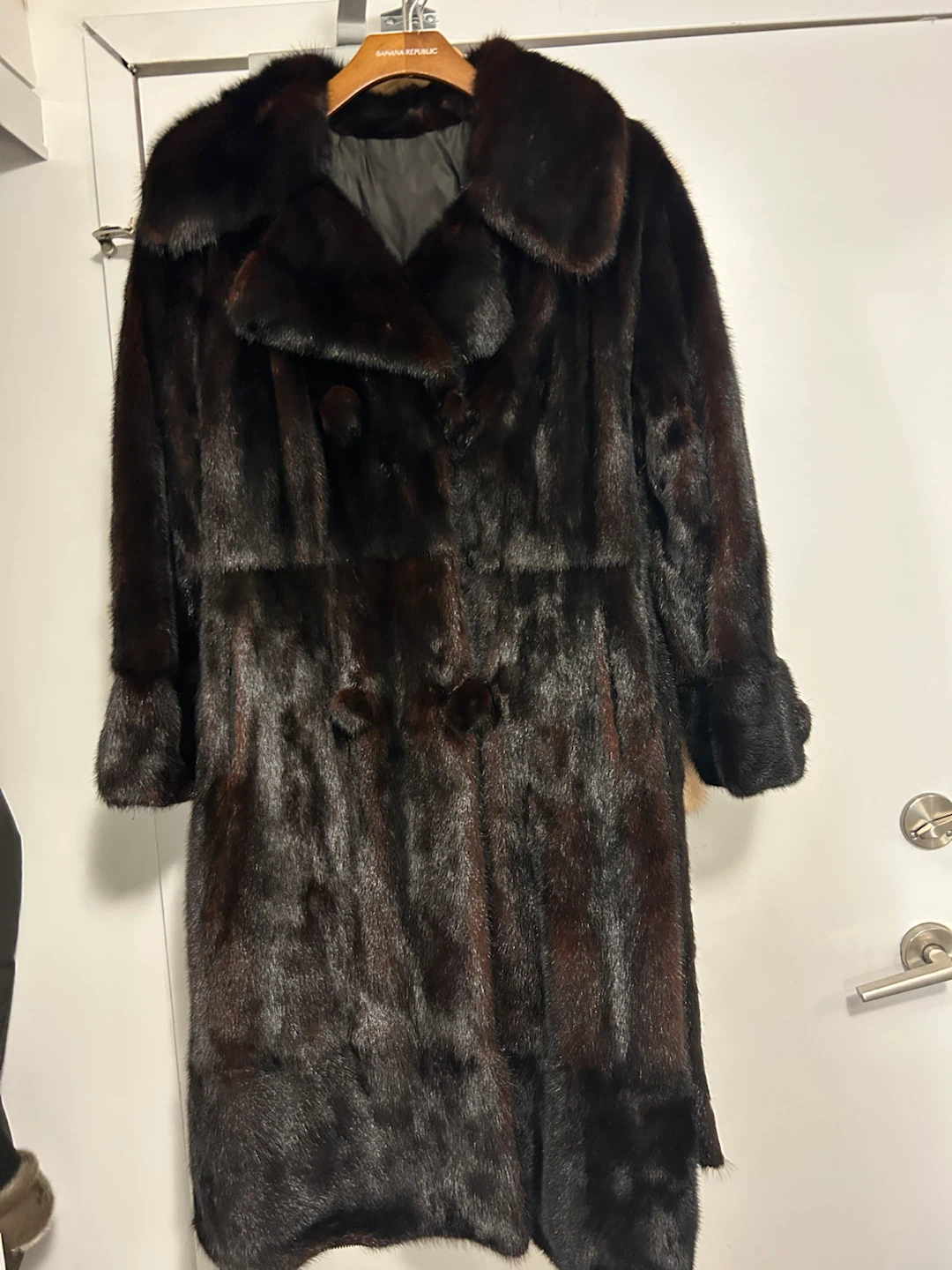 Dark Brown Mink Fur Coat