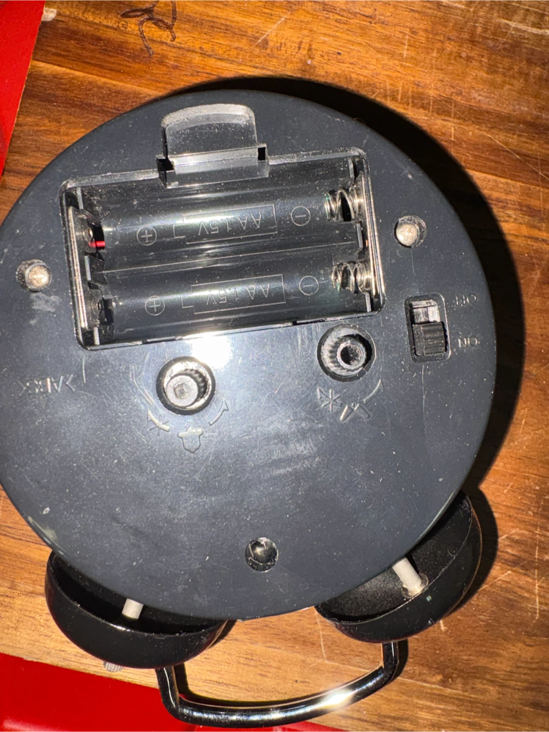 Black Twin Bell Alarm Clock - photo 2