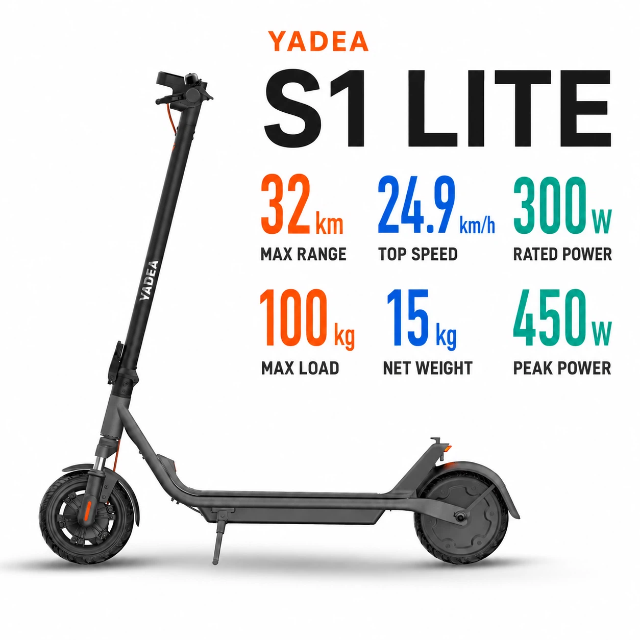 YADEA S1 Lite Electric Scooter - photo 3