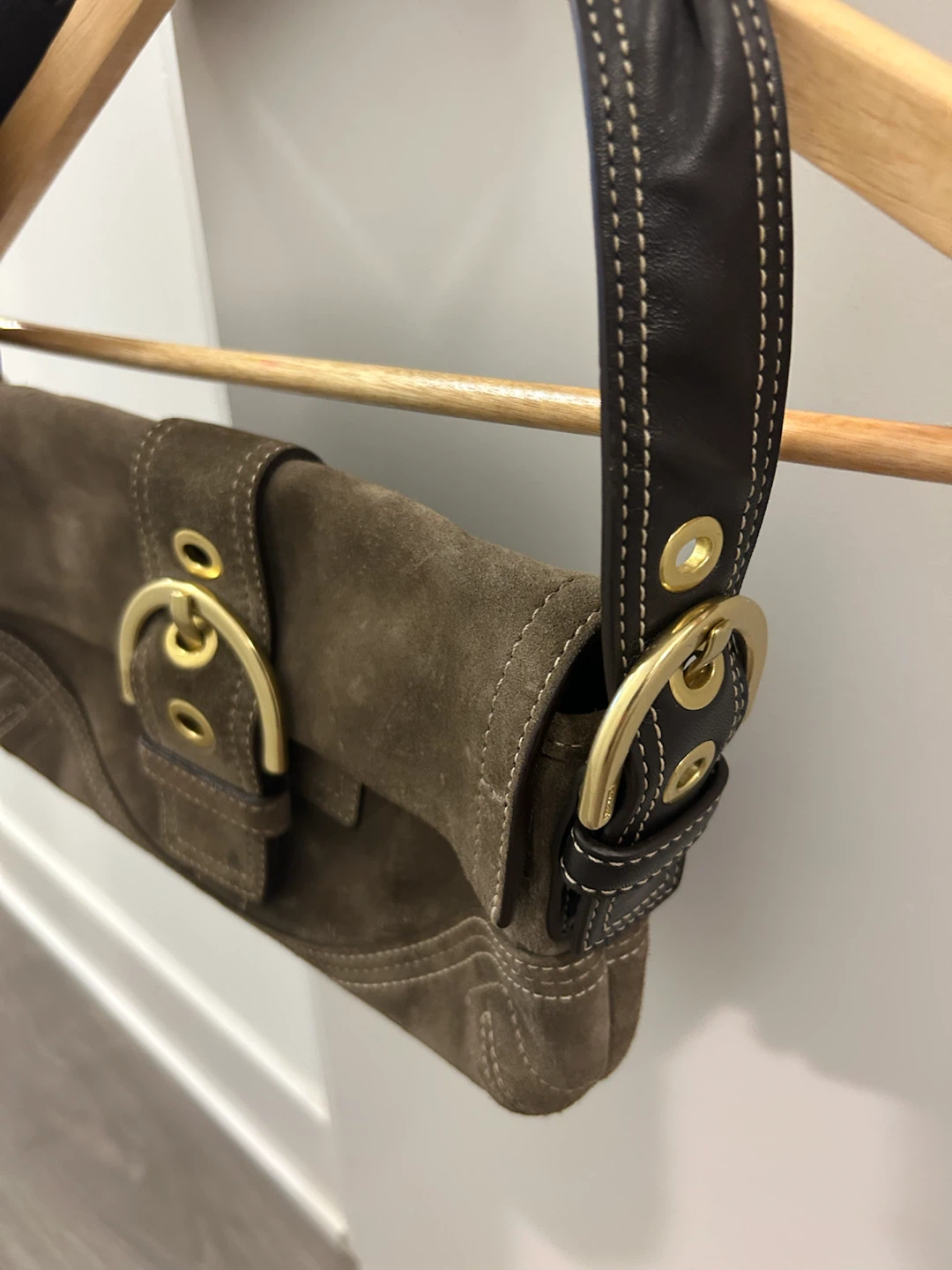 Coach Suede Hobo Bag - photo 2